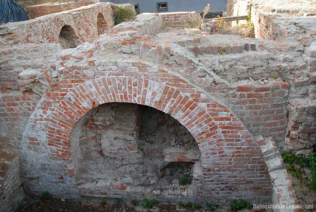 Hypocaustum. Stan przed konserwacją