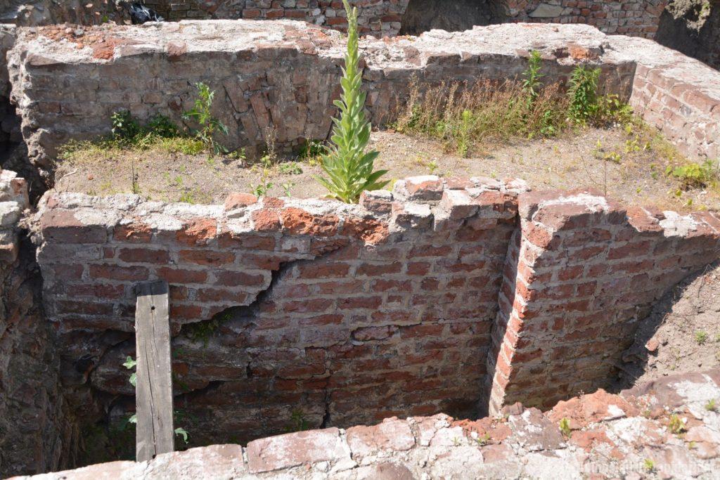 Hypocaustum. Stan przed konserwacją