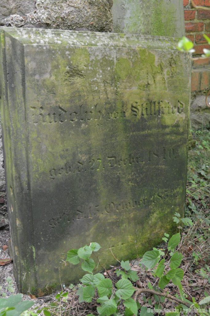 Bukowina Bobrzańska, epitafium Rudolfa Marii von Stillfried Rattonitz (1840-1853)