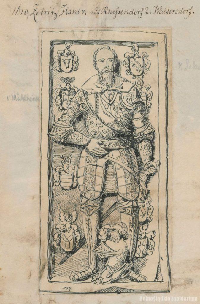 Dziećmorowice, Hans von Czettritz z Rusinowej, AP we Wrocławiu, sygn. 82/1286/0/-/267