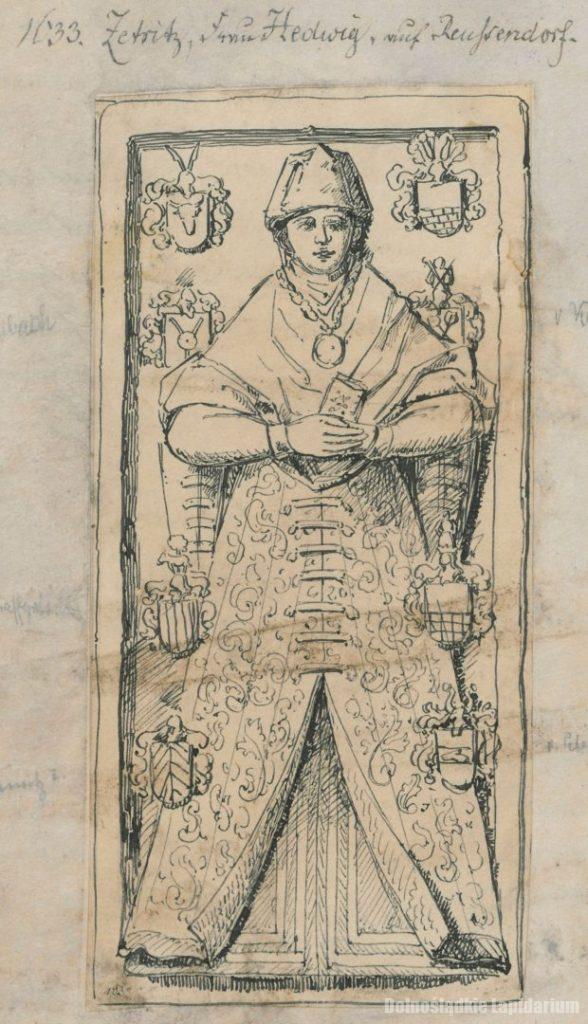 Dziećmorowice, Hedwig von Czettritz z Rusinowej, AP we Wrocławiu, sygn. 82/1286/0/-/267